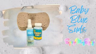 Baby Blue Suds Overload Squeeze My Sponge ASMR Squeezing Part 1 Crayola Secura
