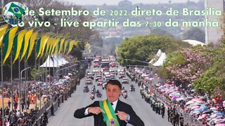 #AoVivo: Acompanhe o desfile de 7 de setembro em Brasília #7desetembrovaisergigante