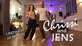 2023_10 Lindy Hop - 2x slow impro - Chrissi & Jens / Swing Tanzen 4K