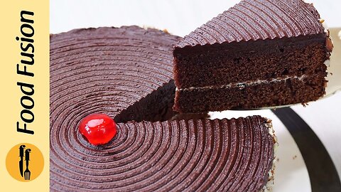 Eid Special Bombay Bakery Inspired Chocolate Cake recipe by Food Fussion.