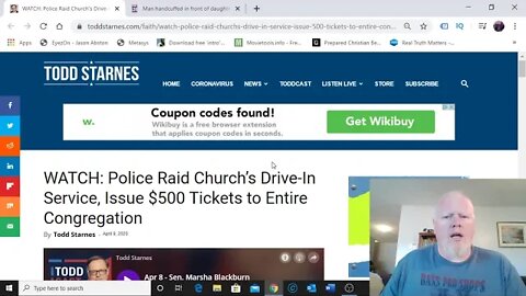 Police Raid Parking lot Church Service, Issue $500 Ticket to everyone