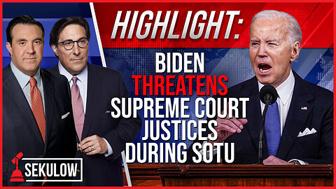 HIGHLIGHT: Biden THREATENS Supreme Court Justices During State of the Union