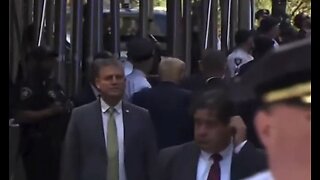 Trump Arrives At Manhattan Courthouse