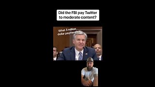 Did the FBI pay twitter 3 million dollars to moderate content? Rand Paul grills FBI director Wray!