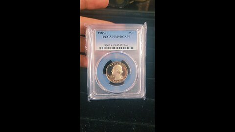 Graded 1983-S Washington Quarter!!