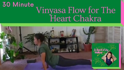 30 Minute Beginners Yoga Flow, Heart Chakra Vinyasa with Joy
