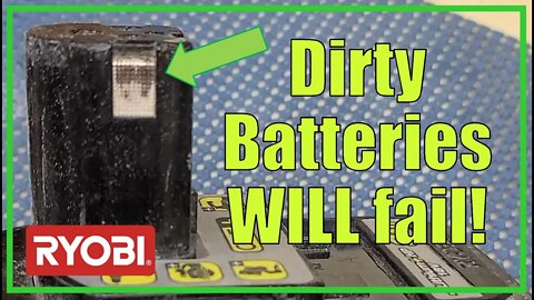 RYOBI Battery WON'T Charge! | Easy Fix | #Shorts | 2021/23