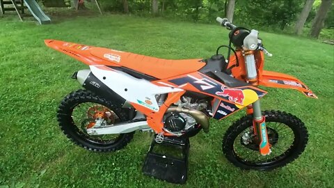 I'm taking the Red Bull Logo OFF my 2022 KTM 450 SX-F Factory Edition...