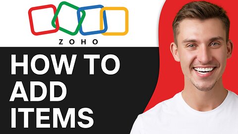 HOW TO ADD ITEMS IN ZOHO BOOKS