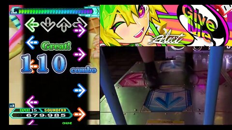 Give Me - EXPERT (15) - 879,850 (A+ Clear) on Dance Dance Revolution A20 PLUS (AC, US)