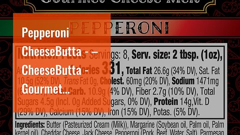 Pepperoni CheeseButta - – CheeseButta - Gourmet Products