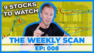 9 HOT Stocks To Watch This Week | Technical Analysis Chart Patterns | Weekly Watchlist EP 008