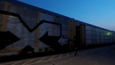 CN 3065 & CN 3874 DPU Engine Manifest Train Eastbound In Ontario