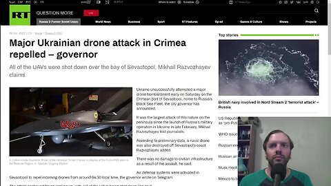 Major Ukrainian drone attack in Crimea repelled