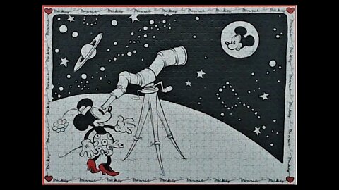 Disney Treasures from the Vault: Minnie Mouse & Mickey Mouse 1000 Piece Jigsaw Puzzle Time Lapse