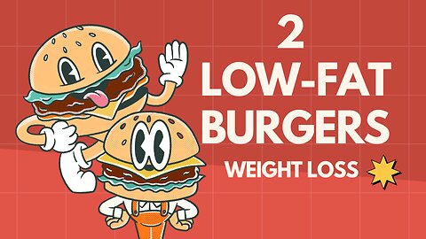 2 Low-Fat Chicken Burgers: Lean & Tasty | Healthy Recipes | Weight Loss Friendly