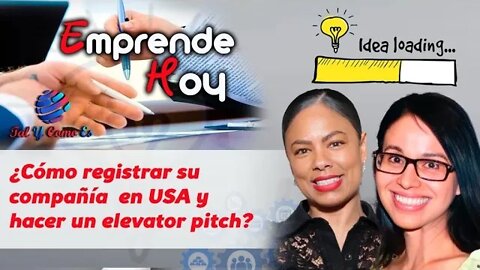 ¿CÓMO REGISTRAR TU NEGOCIO Y HACER UN ELEVATOR PITCH? - TAL Y COMO ES