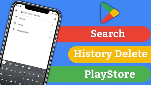 How to Delete Playstore Search History | Google Play History Delete | Delete Search History on GPlay