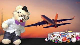 Learn how Planes Fly with Chumsky Bear | Surprise Toy Opening | Educational Videos for Kids