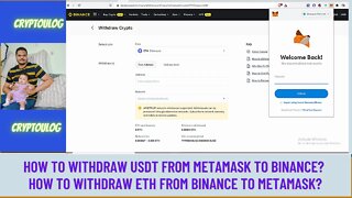 How To Withdraw USDT From Metamask To Binance? How To Withdraw ETH From Binance To Metamask?