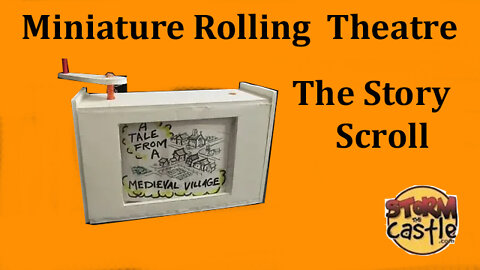 Make a Miniature Rolling Theatre part 2: Make the Story Scroll