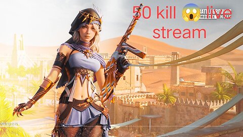 Pubg mobile 50 kill😱 live stream