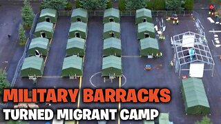 MILITARY BARRACKS turned Migrant Camp in Westmeath, Ireland - Columb Barracks Update