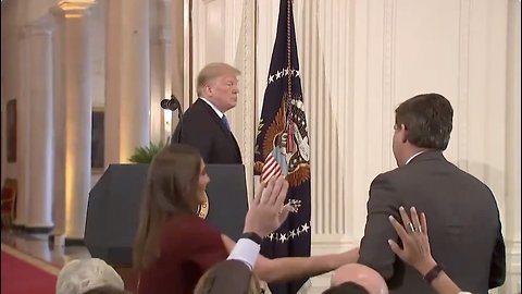 Arrogant Jim Acosta Challenges Pres. Trump By Not Putting Down Mic When Asked