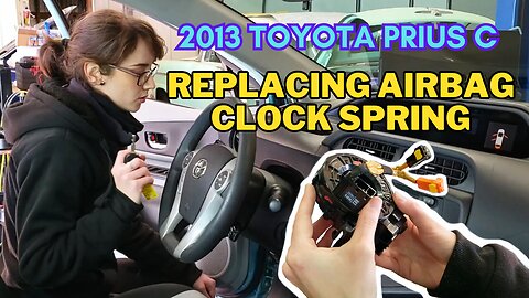 Replacing Clock Spring | 2013 Toyota Prius C
