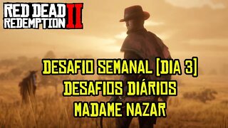 RED DEAD ONLINE CONJUNTO DE CABELEIREIRO, MADAME NAZAR E DESAFIOS DIÁRIOS