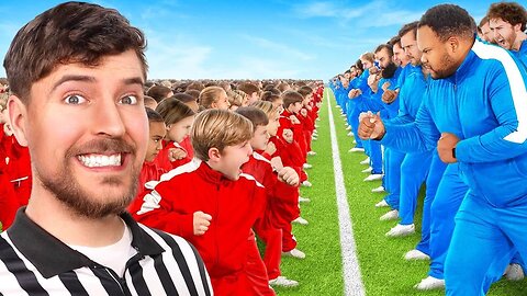 MrBeast's Ultimate Challenge: 100 Kids vs. 100 Adults for a $500,000 Showdown!