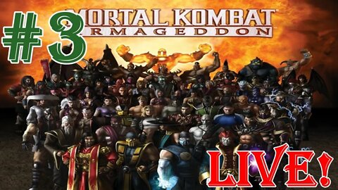 Konquest - Mortal Kombat Armageddon - Jogando Ao Vivo - Parte 3