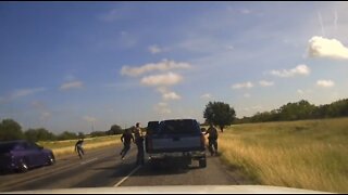 GRAPHIC: Illegal Immigrant Hit By Car Trying To Escape TX DPS Troopers