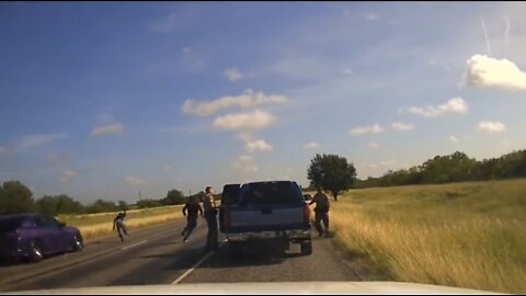 GRAPHIC: Illegal Immigrant Hit By Car Trying To Escape TX DPS Troopers