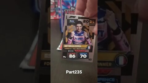 Topps Turbo Attax 2022 F1 Formula1 epic trading card opening best exclusive unboxing FRENCH GP2022