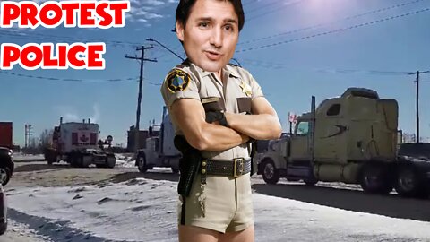 Truckers Block Border Between US & Canada So Trudeau Calls SWAT