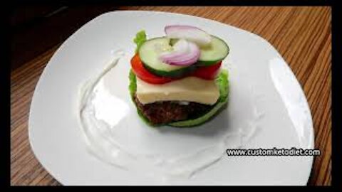 Keto Cheeseburger Lettuce Wrap