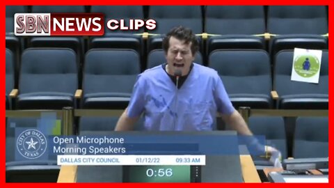 THE VACCINE RAP AT DALLAS CITY HALL BY PRIME TIME #99 ALEX STEIN - 5864