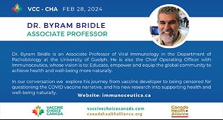 Dr. Byram Bridle - Censored for Telling the Truth About Vaccines