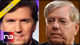 SHOTS FIRED! Hannity SPEECHLESS When Tucker BLASTS Lindsey Graham Just Before He Shows Up