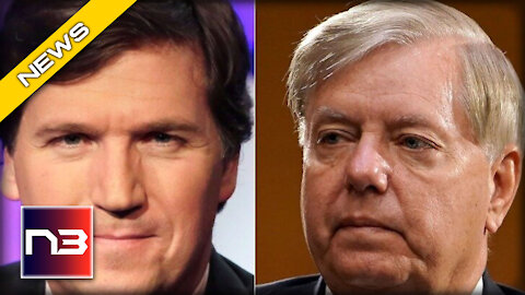 SHOTS FIRED! Hannity SPEECHLESS When Tucker BLASTS Lindsey Graham Just Before He Shows Up