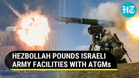 Hezbollah Fires ATGMs At Israeli Army Posts; Fresh Strike Day After 'Heaviest Attacks' | Watch