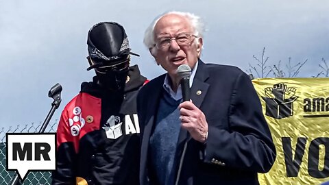 Bernie Sanders Rallies With Christian Smalls And Amazon Workers Ahead Of Union Vote