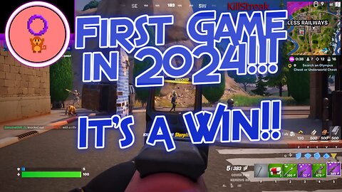 Fortnite | First Game in 2024!!! It's a Win!!