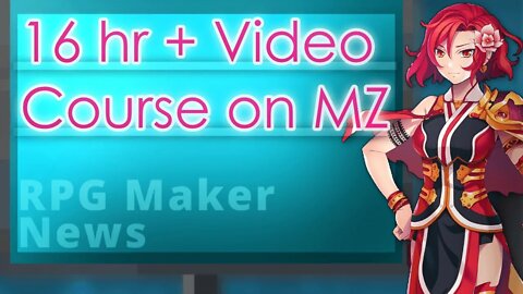 16 Hr Video Course on MZ? Huge DLC Pack from MZ's RTP Artist | RPG Maker News #110