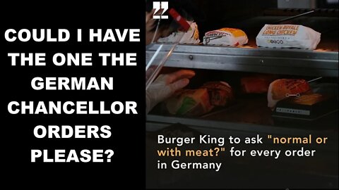 Meat Burgers Are No Longer Normal In Germany