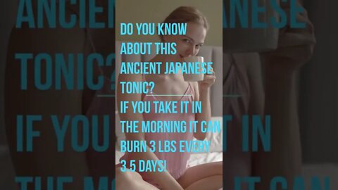 Amazing Results From Japanese Tonic #shorts #weightloss