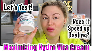 Testing Maximizing Hydro Vita Cream, AceCosm| Code Jessica10 saves you Money at All Approved Vendors