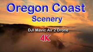 Oregon Scenery 4K Video from a DJI Mavic Air 2 Drone, ascending a 390 ft. waterfall opt