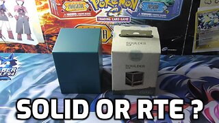 Ultimate Guard SOLID Boulder Deck Box Comparison Review!!